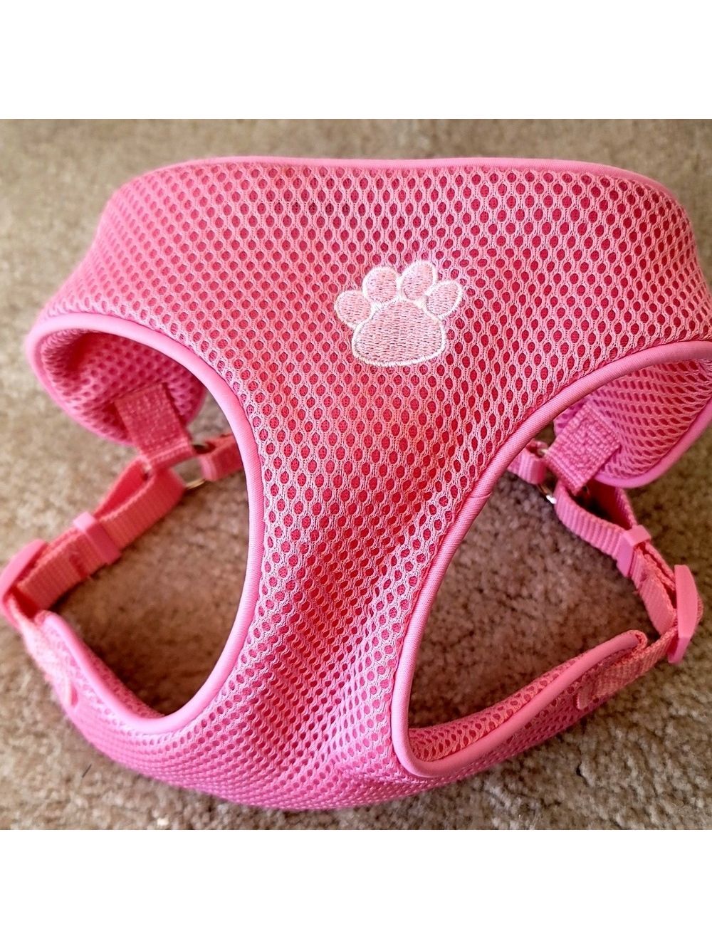 Top Paw Pink Mesh Comfort Harness Size S
